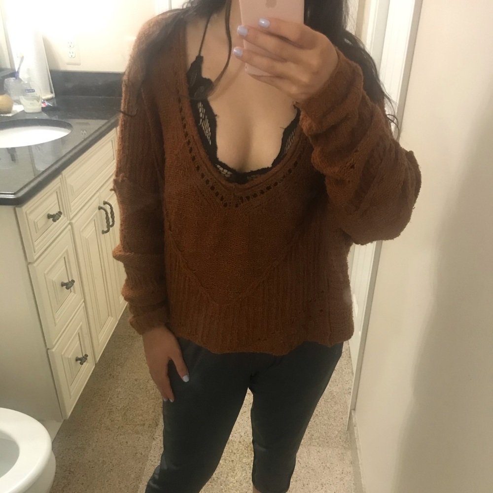 Free people sweater! - Multiwear with bralette